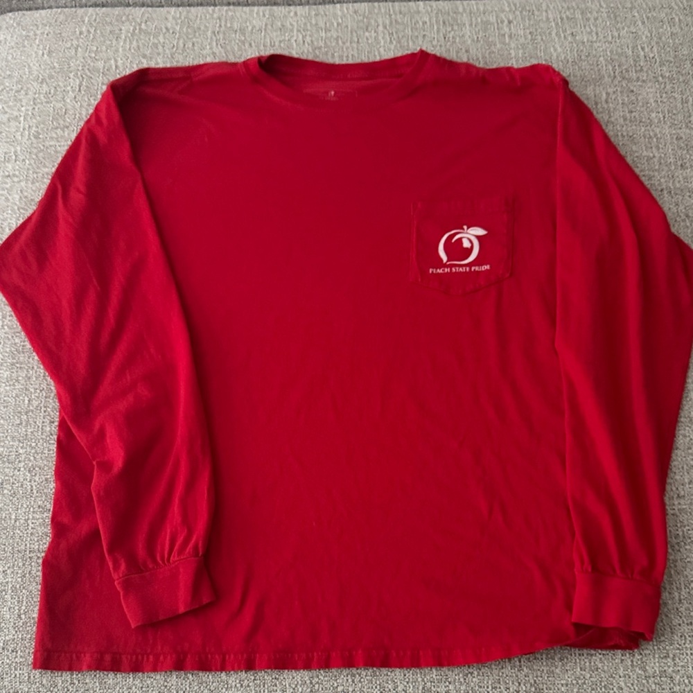 Classic Red Long Sleeve Tee